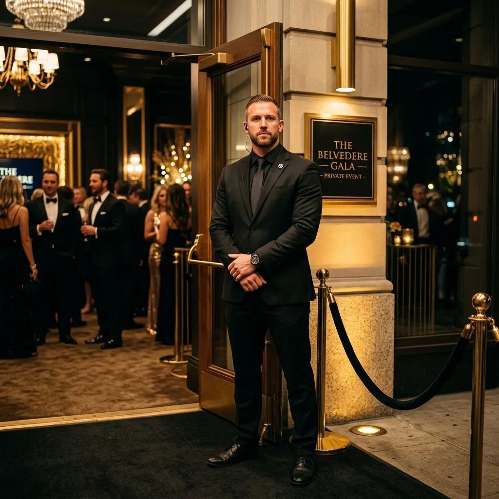 Personal de seguridad formal para eventos en La Paz